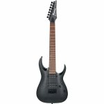 products ibanez standard rga742fm electric guitar 7 string solidbody transparent gray flat a133420