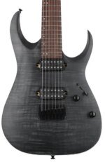 Ibanez Standard RGA742FM Electric Guitar 7 String Solidbody, Transparent Gray Flat