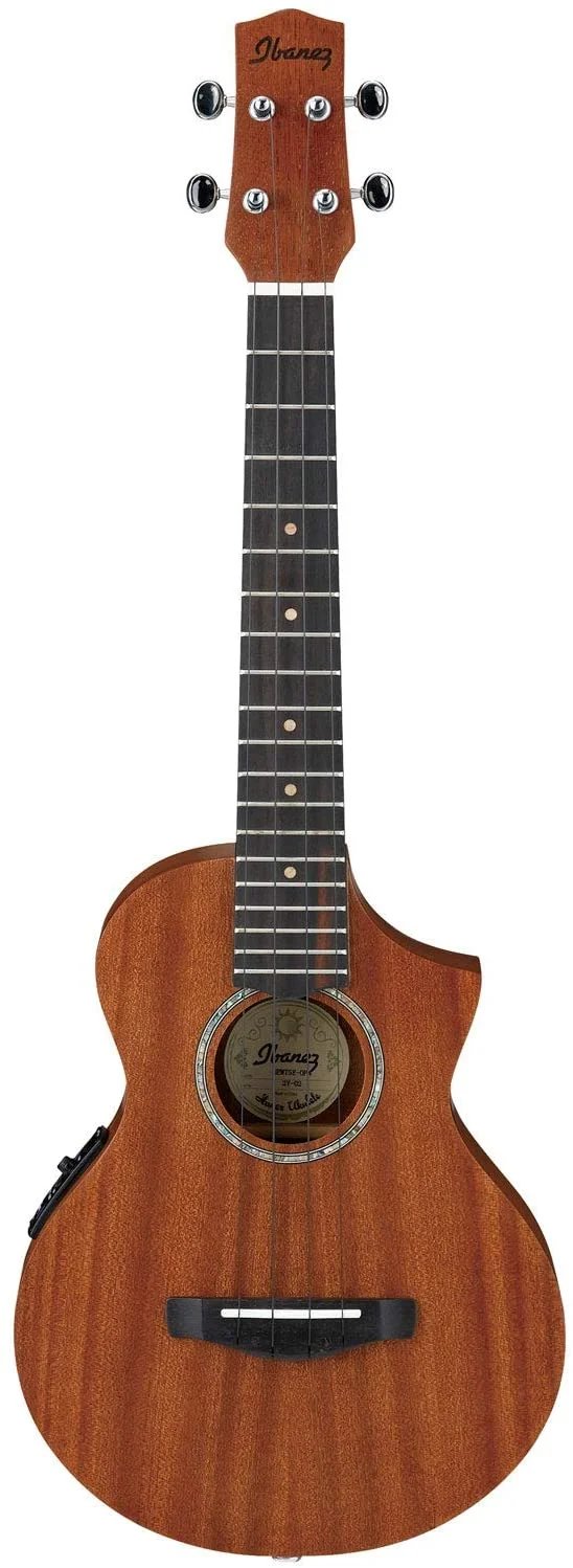 Ibanez UEWT5 4-String Ukulele Akustik Tenor, Open Pore Natural