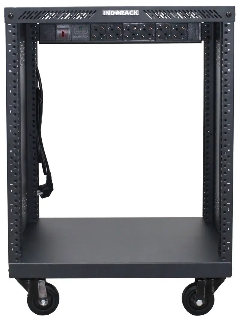 Indorack SR412 Sound Rack 12U Depth 450mm Audio System Amplifier Rack