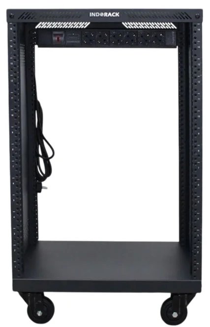 Indorack SR415 Sound Rack 15U Depth 450mm Audio System Amplifier Rack