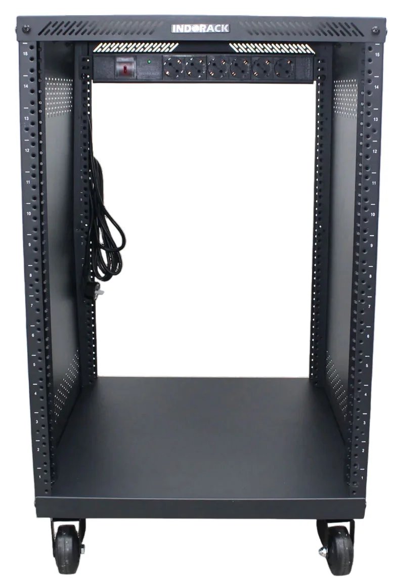 Indorack SR515 Sound Rack 15U Depth 550mm Audio System Amplifier Rack