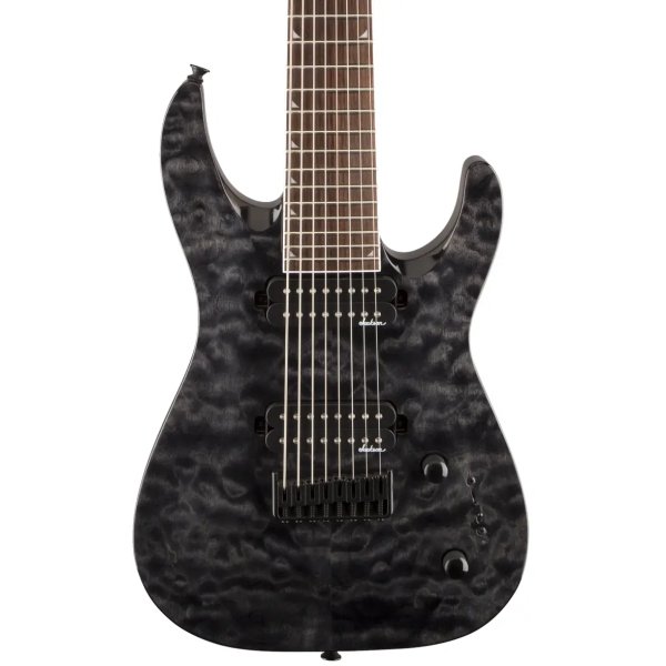 Jackson Dinky Arch Top JS32 8Q DKA HT, Transparent Black