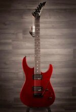 Jackson Dinky JS11 Electric Guitar, Amaranth FB, Metallic Red
