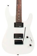 Jackson Dinky JS11 Electric Guitar, Amaranth FB, Snow White