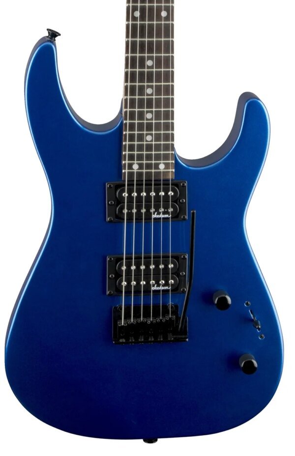 Jackson Dinky JS12 Electric Guitar, Amaranth FB, Metallic Blue