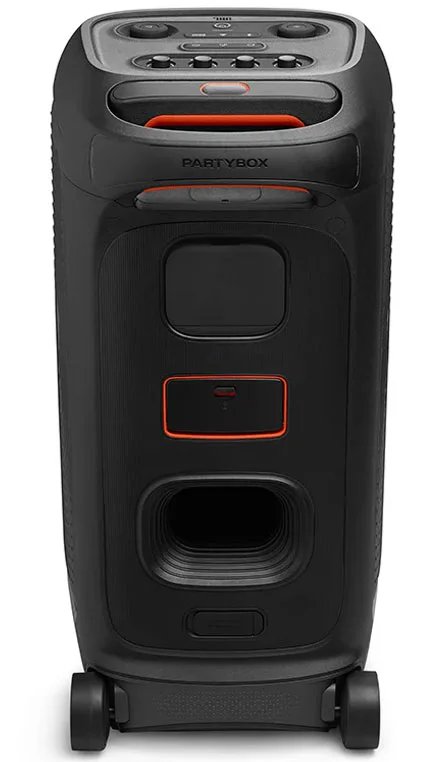 JBL PartyBox Stage 320 Bluetooth Speaker with Telescopic Handle & Wide Sturdy Wheels