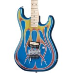 products kramer baretta hot rod blue sparkle flames d tuna electric guitar 7242