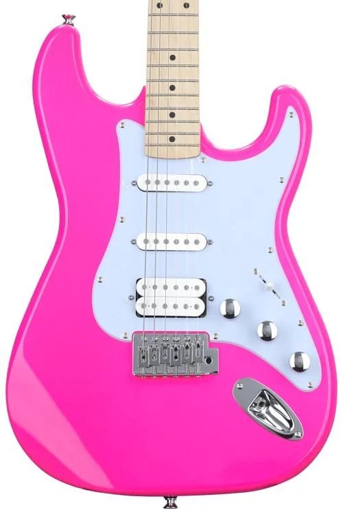 Kramer Focus VT 211S Electric Guitar, Hot Pink