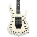 products kramer nightswan electric guitars vintage white with aztec marble graphic 7217
