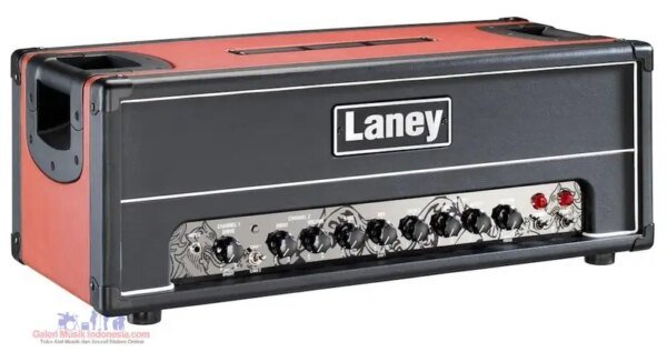 Laney GH100R 100W Tube Guitar Amp Head Black and Red