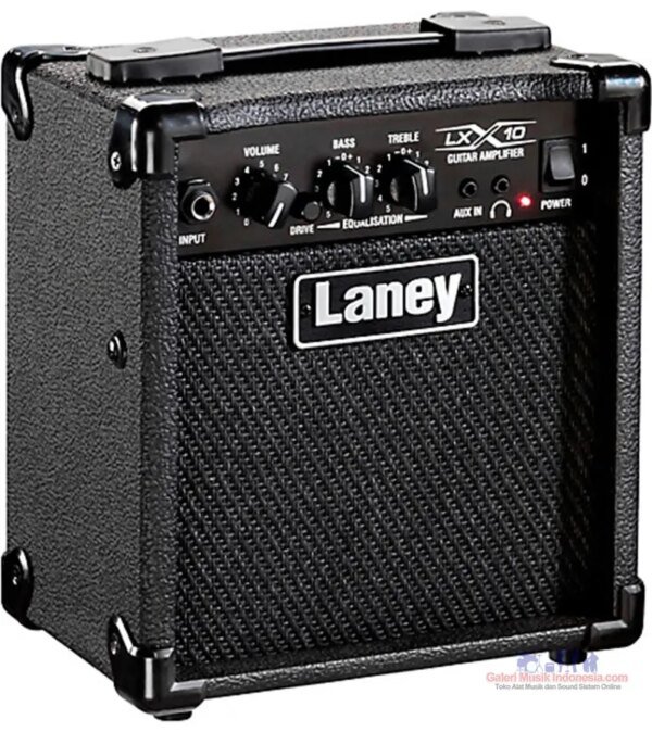 Laney LX10 10W 1x5 Guitar Combo Amp (Black & Red)