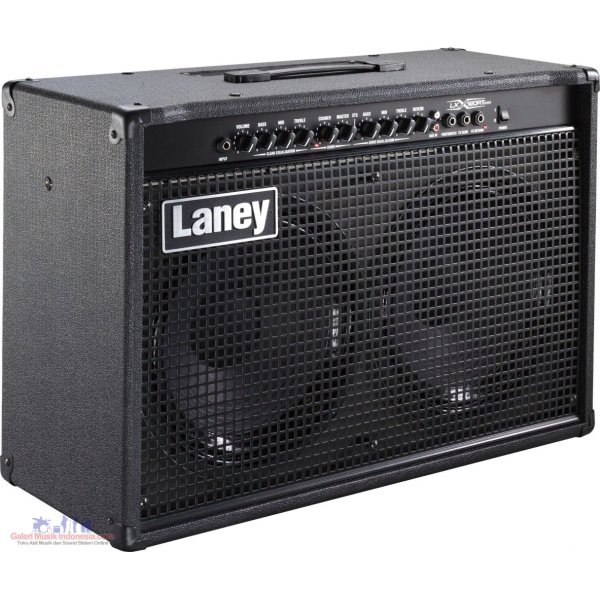 Laney LX120RT 120W 2x12 Guitar Combo Amp (Black-Red-Camo)