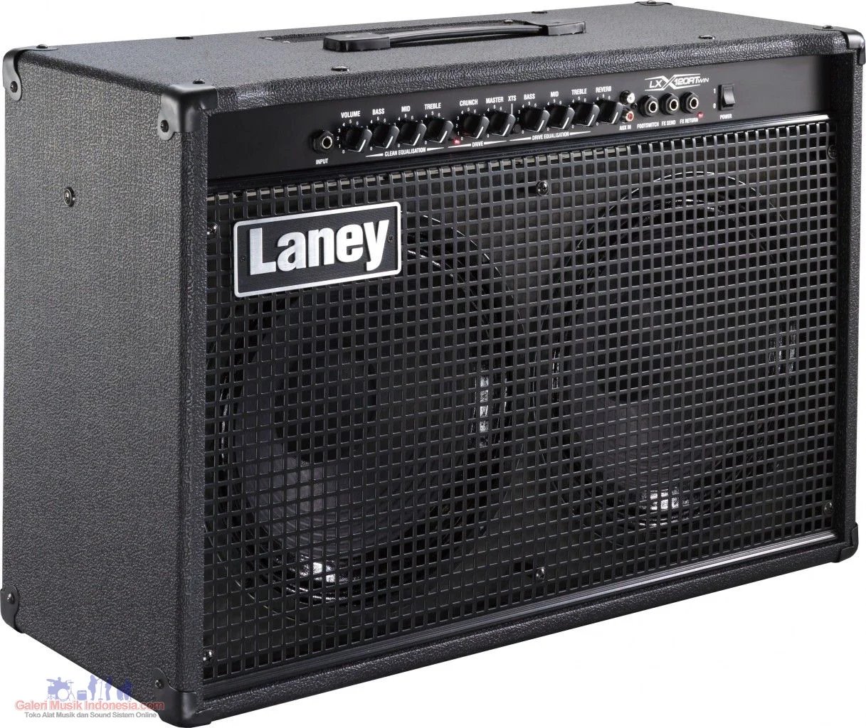 Laney LX120RT 120W 2x12 Guitar Combo Amp (Black-Red-Camo)