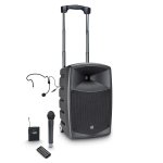 products ld systems roadbuddy 10 b6 480w 10 inch portable speaker with wireless handheld 655 679 mhz 8584