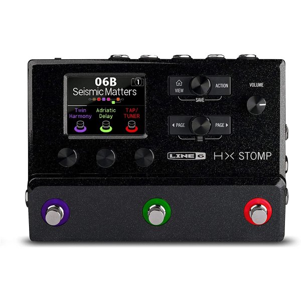Line 6 HX Stomp Black Multi-Effect Processor