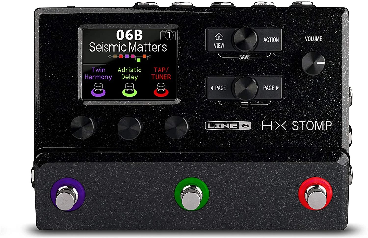 Line 6 HX Stomp Black Multi-Effect Processor
