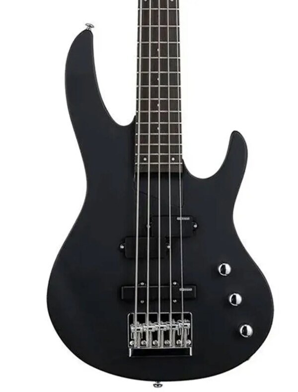 LTD B15 Kit 5 String Electric Bass Guitar, Black