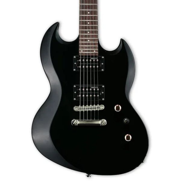 LTD Viper 10 Kit Electric Guitar with Bag, Black