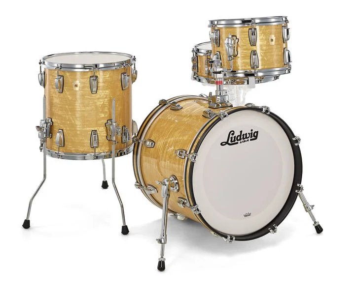 Ludwig Classic Maple Jazzette Kit Outfit Champagne Sparkle