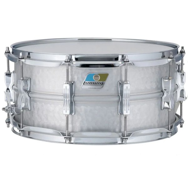 products ludwig lm405k hammered acrolites 6 5 x14 snare drum 8250