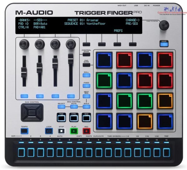M Audio Trigger Finger Pro USB MIDI Controller