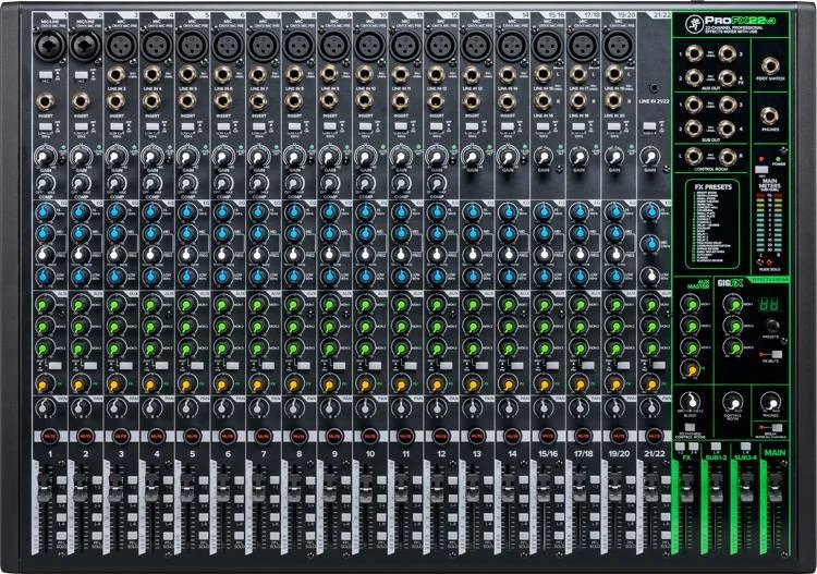 Mackie ProFX22 V3 22-channel Mixer with USB and Effects