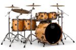 Mapex Saturn V MH Exotic 7 Piece Drum Set, Natural Maple Burl