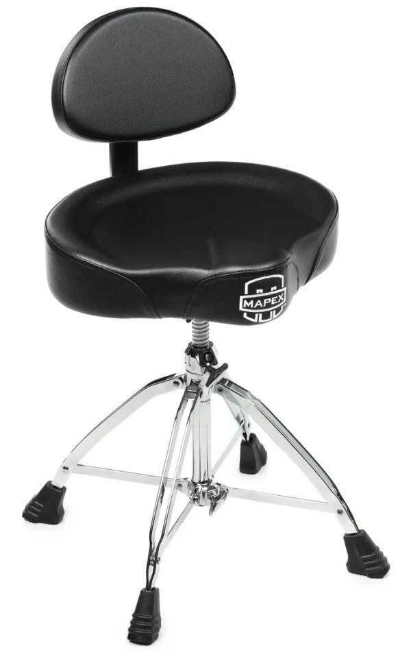 Mapex T875 Saddle Top Double braced Drum Throne with Backrest