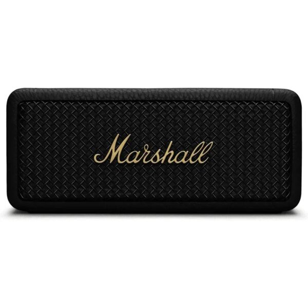 Marshall Emberton II Portable bluetooth Speaker, Black and Brass