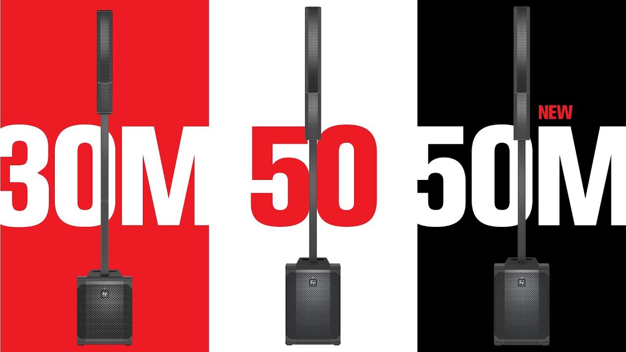 EVOLVE 50M Portable column system by Electro-Voice