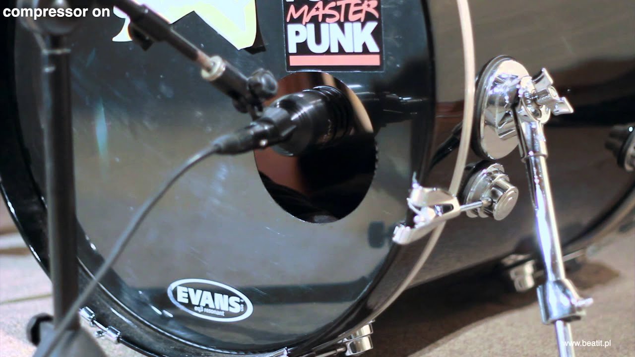 Audix D6 - Test mikrofonów perkusyjnych do stopy - YouTube