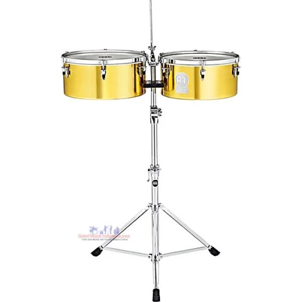 Meinl DG1415 Diego Gale Solid Brass 14 & 15 Inch Signature Artist Timbales