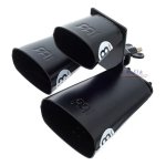 products meinl sltri bk black powder coated steel triple bell 5049