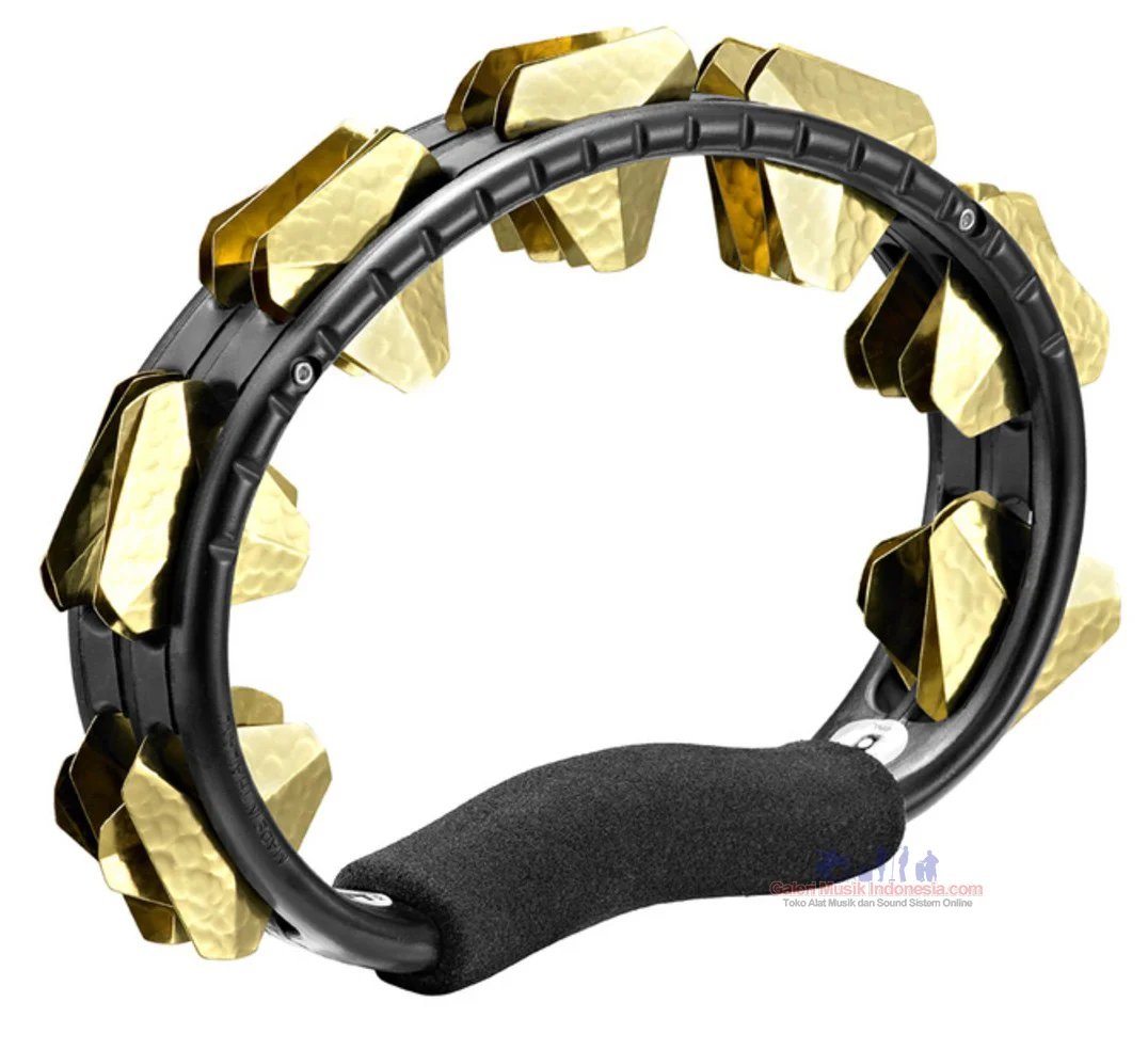 Meinl STMT1B-BK Hand Held Super Dry Studio Brass Jingles Double Rows