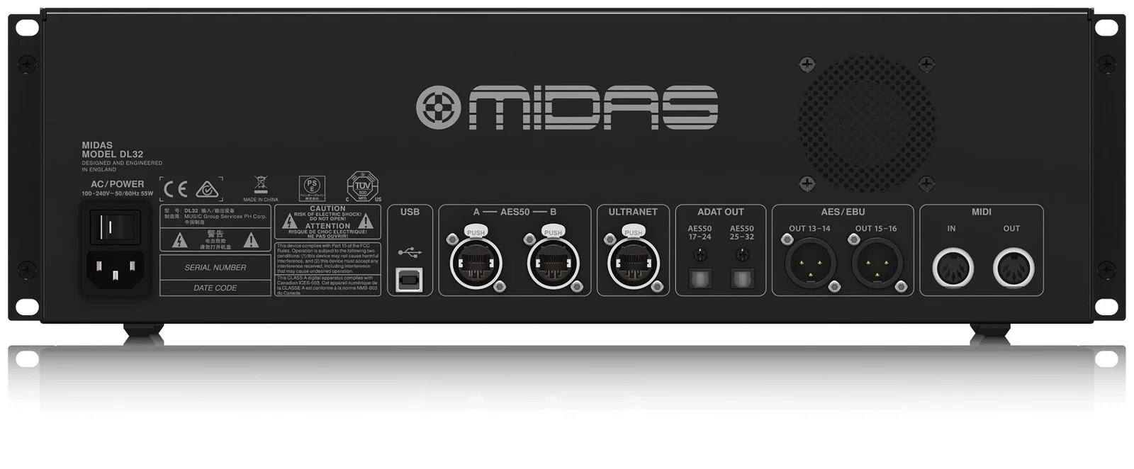 Midas DL32 32 Input / 16 Output Stage Box