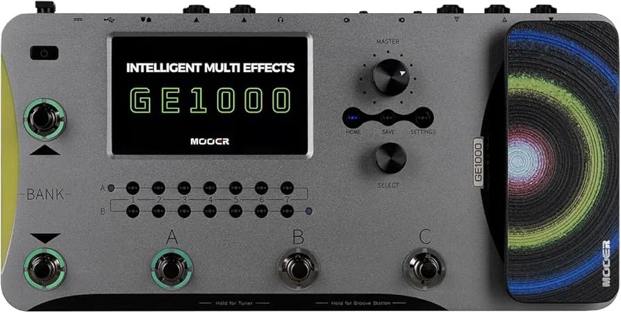 Mooer GE1000Li Multi Effects Pedal with Built In Rechargeable Battery