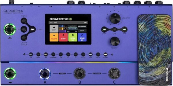 Mooer GE200 Pro Li Amp Modeling & Multi Effects Processor with Built In Rechargeable Battery
