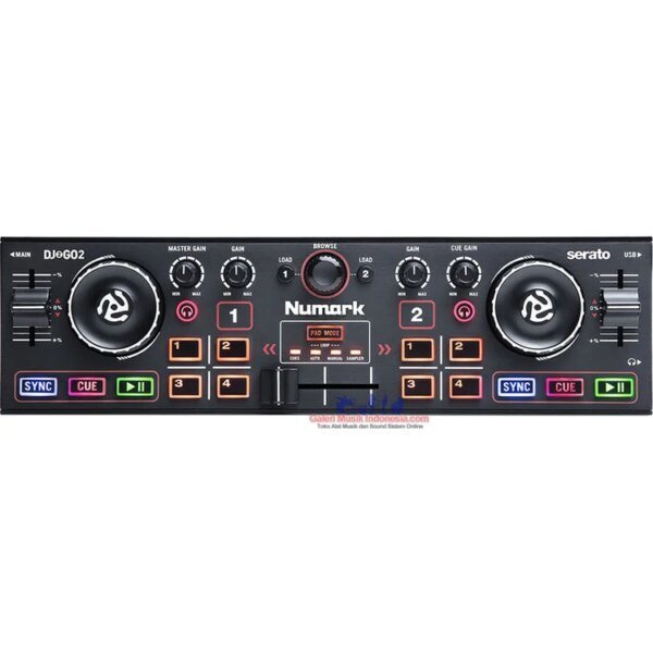 Numark DJ2 GO2 Pocket DJ Controller with Audio Interface
