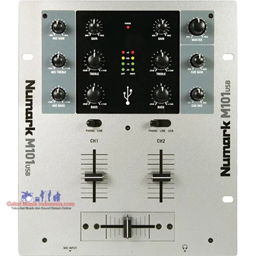 Numark M101USB 2-Channel DJ Mixer with USB