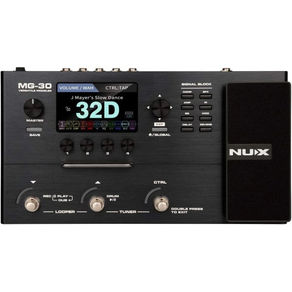 Nux MG30 Multi Effects Modeling Guitar Effects Processor