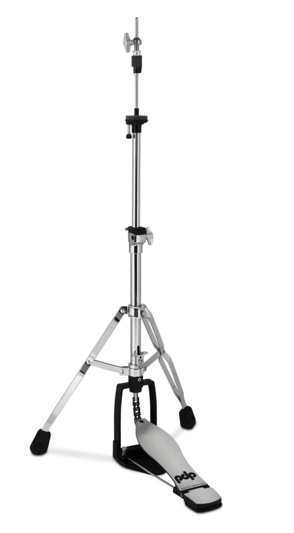 PDP PDHH812 Hi hat Stand with 2 Double braced Legs, Chain Drive, Memory Locks, and Anti slip Feet