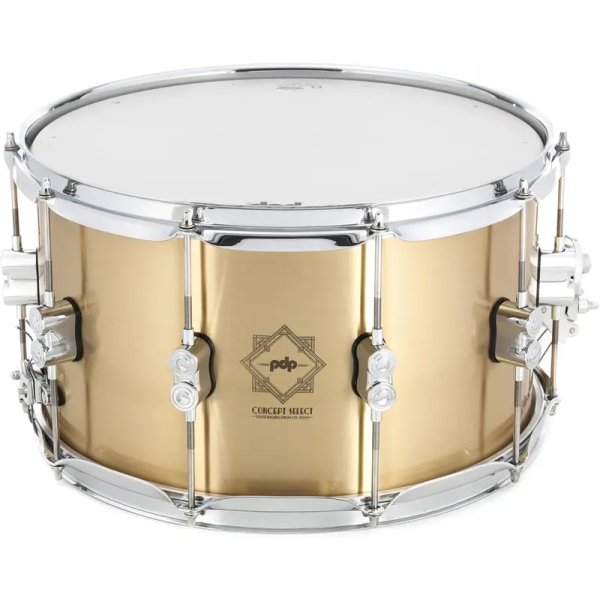 PDP PDSN0814CSBB Concept Select Series Bell Bronze 8x14″ Snare Drum, Bronze