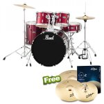 products pearl roadshow rs525sb c 5 piece drum set cymbals zildjian planet z a116160