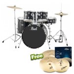 products pearl roadshow rs525sb c 5 piece drum set cymbals zildjian planet z a116162