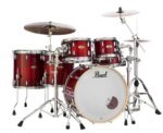 Pearl Session Studio Select 6 Piece Drum Set, Antique Crimson Burst
