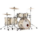 products pearl session studio select 6 piece drum set nicotine white marine pearl 9901