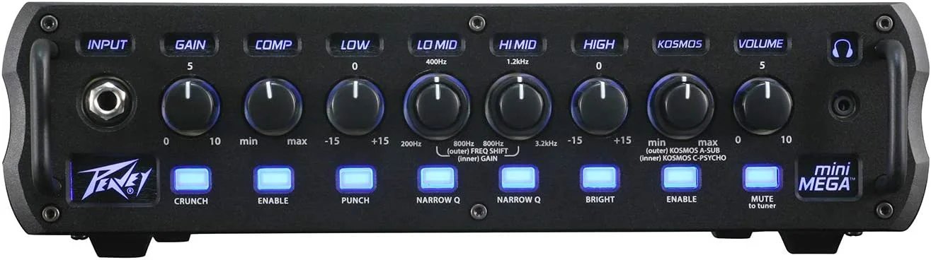 Peavey MiniMEGA 1000 Watt Light Bass Amplifier Head 
