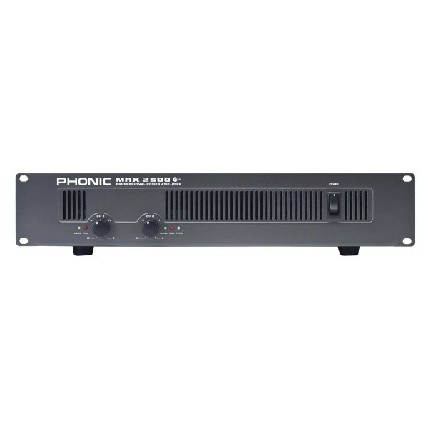 products phonic max2500 plus power amplifier 2894