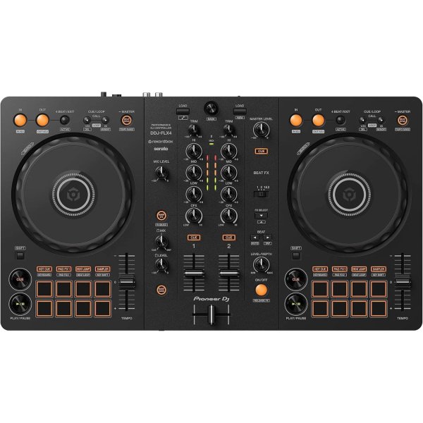 Pioneer DDJ FLX4 2 Channel DJ Controller for Multiple DJ Applications
